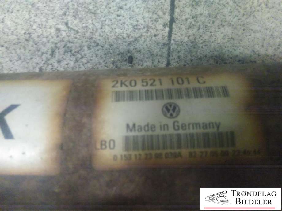 Mellomaksel til VW Caddy 2004-2010 (Type III, Fase 1) (2K0 521 101 C|)