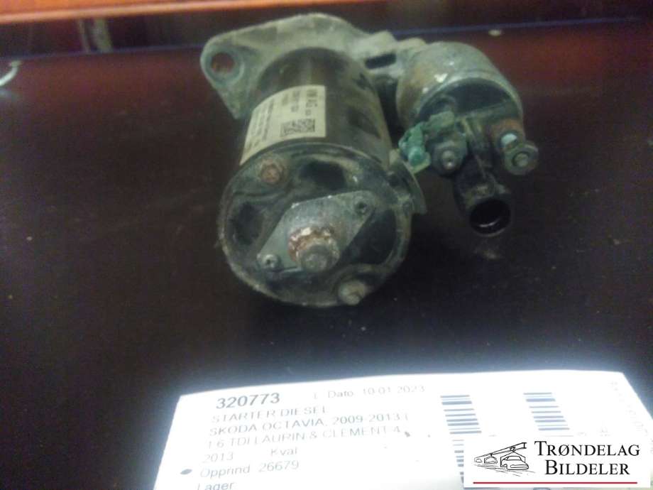 Starter diesel til Škoda Octavia 2009-2013 (Type II, Fase 2)  (VW AG|02M 911 024|0 001 123 038|)