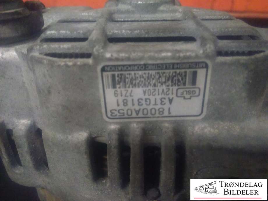 Dynamo til Mitsubishi Lancer 2008-2017  (MITSUBISHI|1800A053|A3TG3181|)