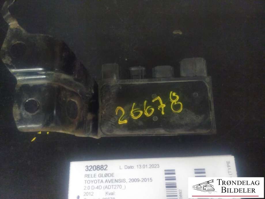 Rele gløde til Toyota Avensis 2009-2015 (Type III, Fase 1)  (TOYOTA|28551-30010|132700-0010|)