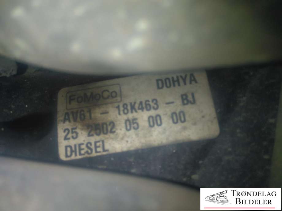 Dieselvarmer til Ford Focus 2011-2014 (Type III, Fase 1)