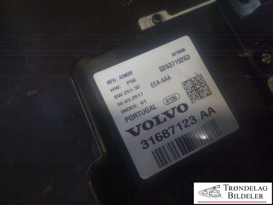Instrumentpanel til Volvo V90 / V90 CC / S90 2016-->> (VOLVO|31687123 AA|)