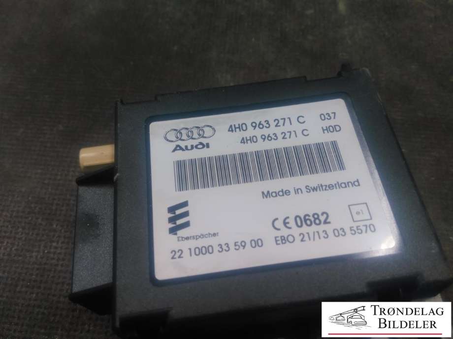 Styreenhet fjernbetjening til Audi A6, Allroad 2012-2014 (Type III, Fase 1) (C7) (C7) (AUDI|4H0 963 271 C|)