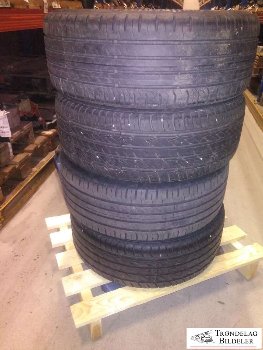 Hjulsett aluminium sommer til Opel Adam 2013-2016  (CONTI/GISLAVE|215/45R17 4X100 7JX17 ET44 CB56.6MM|5-7MM MØNSTERDYBDE|PROD: 10-15 / 10-21)