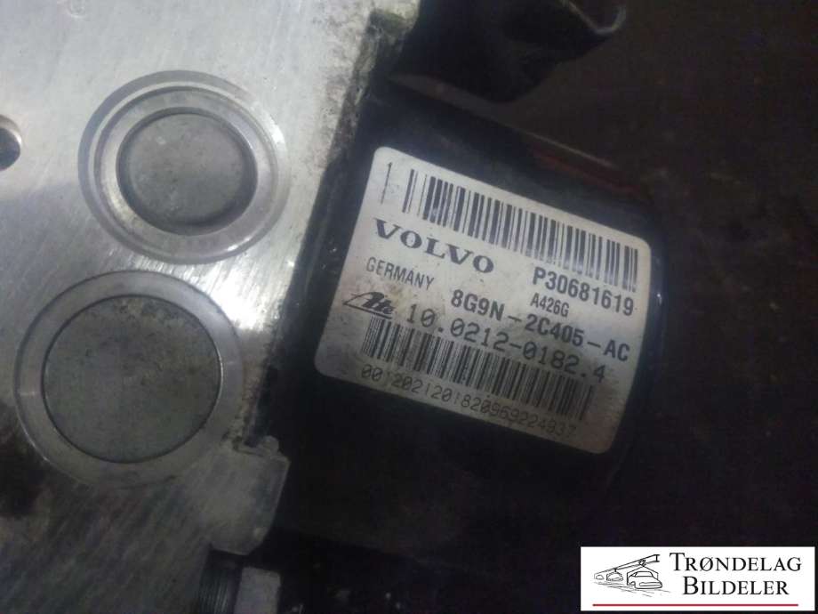 ABS sentral til Volvo XC70 2008-2013 (Type II, Fase 1) (ATE|P30681619|8G9N-2C405-AC|100212-01824)