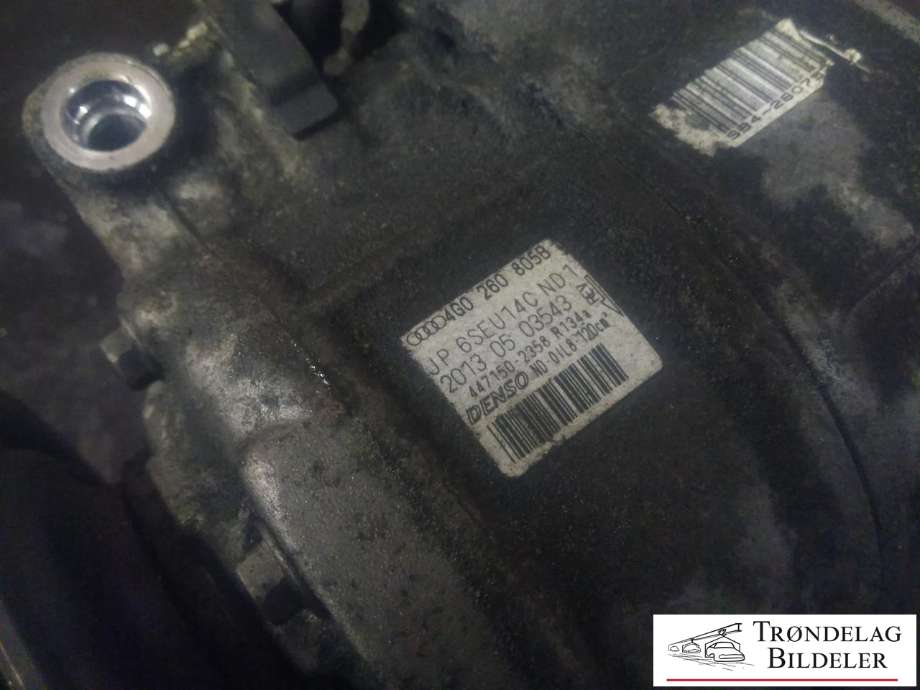 Aircondition kompressor til Audi A6, Allroad 2012-2014 (Type III, Fase 1) (C7) (C7) (DENSO|4G0 260 805 B|4F0260805AJ|89513|4G0260805B|8E0260805AS|8K0260805J)