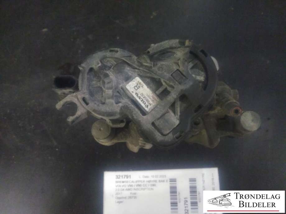 Bremsecaliper høyre bak, elektrisk til Volvo V90 / V90 CC / S90 2016-->>  (VOLVO|36010402|36011369|302X12MM)