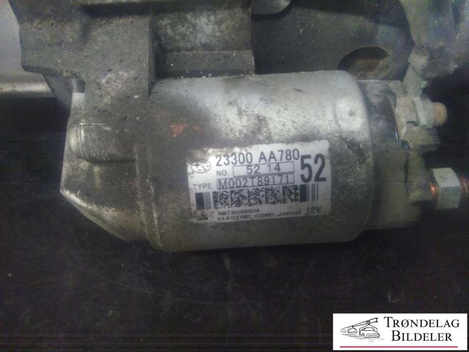 Starter diesel til Subaru Outback 2015-2020 (Type V)  (MITSUBISHI|23300 AA780|M002T89171|)