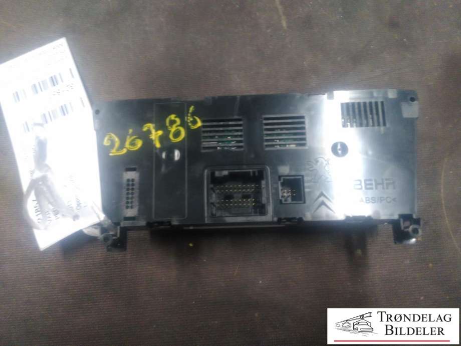 Varmeapparat betjening til Peugeot 3008 2009-2016 (Type I) (96738322XT|A2C37822600|)