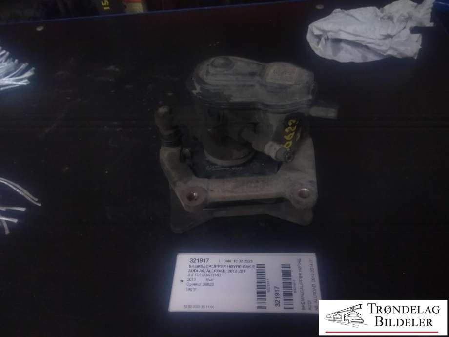 Bremsecaliper høyre bak, elektrisk til Audi A6, Allroad 2012-2014 (Type III, Fase 1) (C7) (C7) (4G0 615 404 A|8K0 615 426|330X22MM)