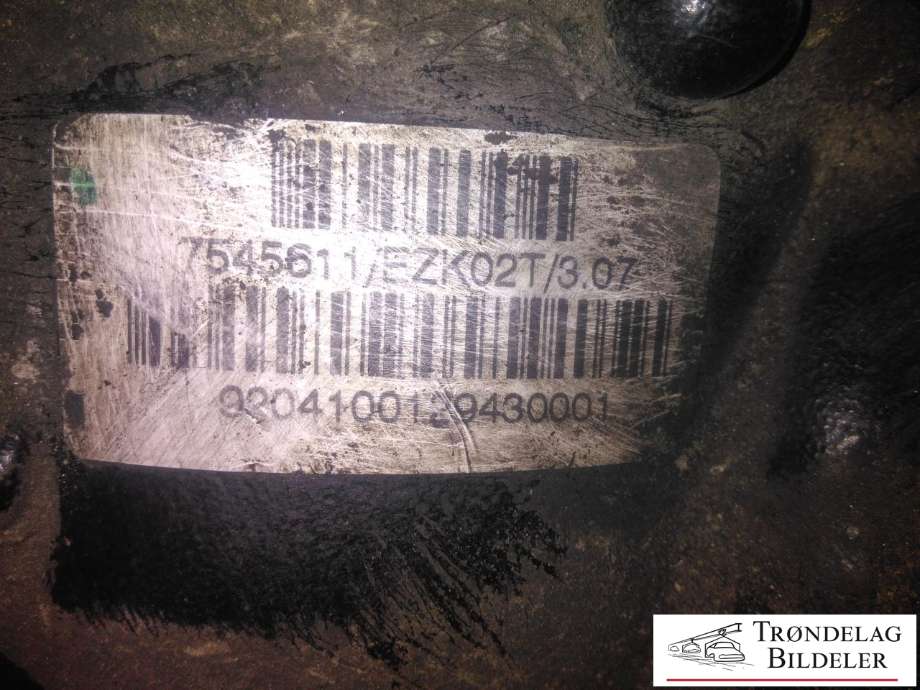 Kardang klokke foran til BMW X3 2003-2006 (Fase 1) (E83) (E83) (7545611/EZK02T/3.07|920410012943|)