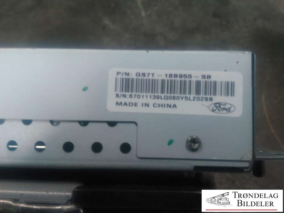 Bilstereo navigasjon skjerm til Ford Ranger / Ranger Raptor 2015-2022  (FORD|HS7T-14G370-GAD|GS7T-18B955-SB|)
