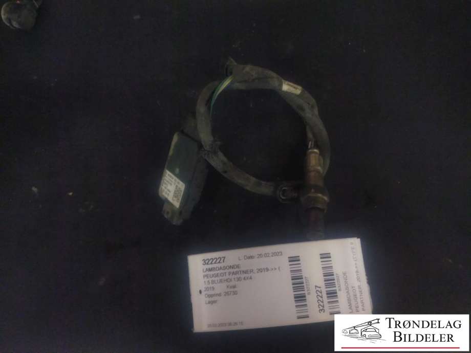 Lambdasonde til Peugeot Partner, 2019-->> (Type III)  (BOSCH|98 162 764 80)