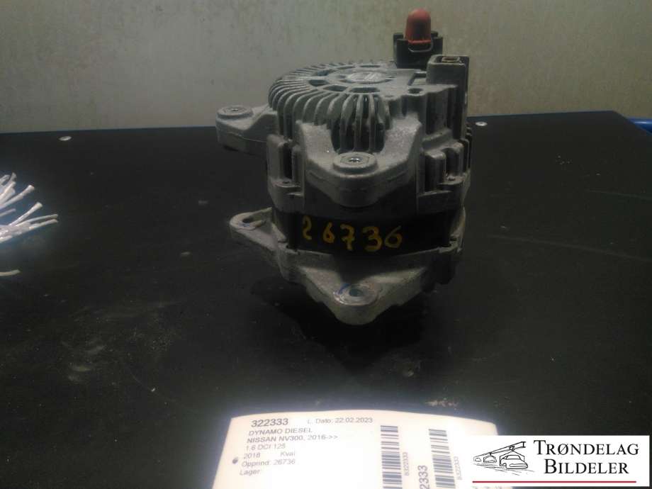 Dynamo diesel til Nissan NV300 2016-->> (23100-VK010|A3TB5099|986080740|LRA02308|A003TB0699|A003TB5099|A3TB0699)