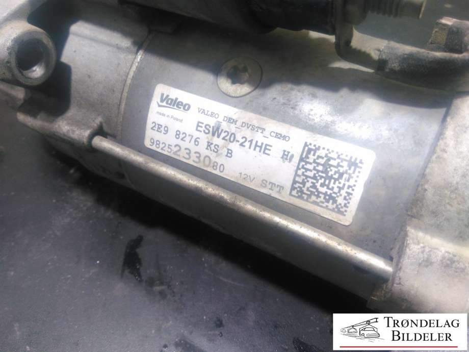 Starter diesel til Peugeot Partner 2019-->> (Type III) (VALEO|1218157|5802CL|5802F6)