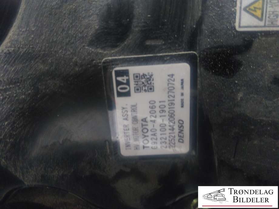 Inverter hybrid til Toyota RAV4 2019-->> (Type V)  (TOYOTA|G92A0-42060|232100-1901|)