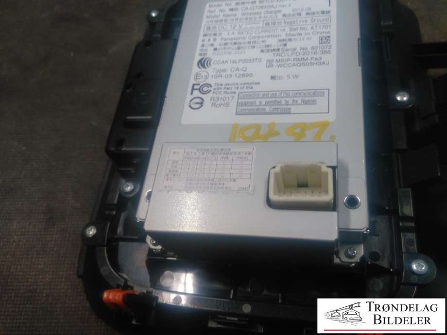 Dashbord telefon til Toyota RAV4 2019-->> (Type V)  (861C0-42011-AC|CA-QT28X0AJ|)