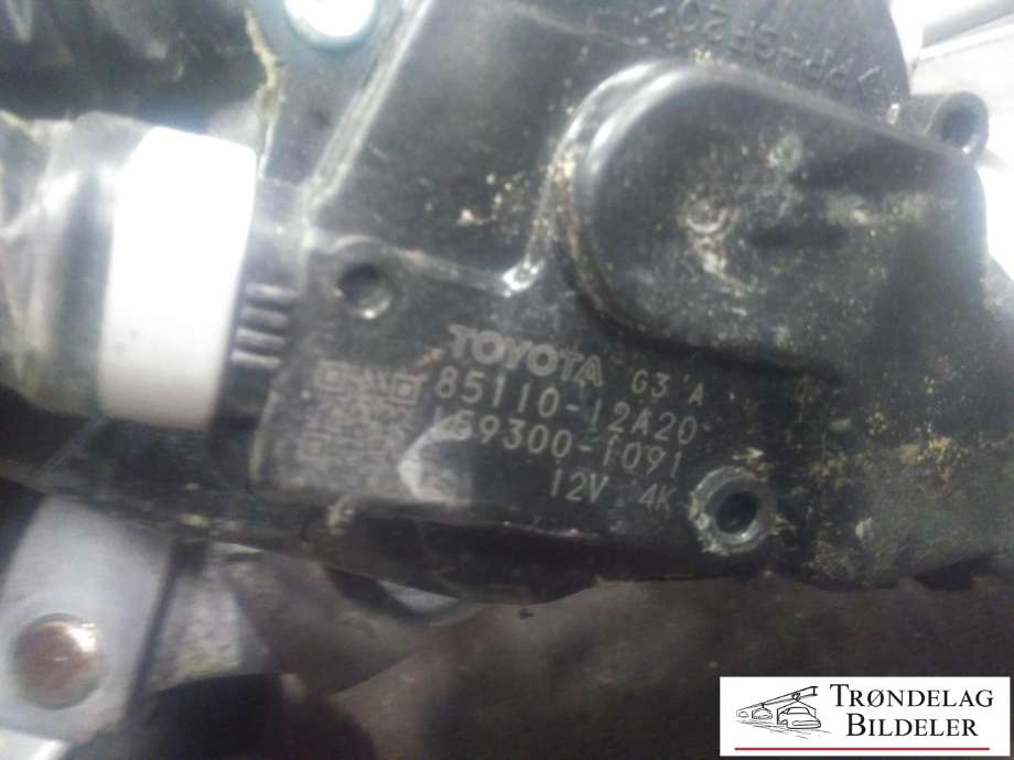 Viskermotor frontrute komplett m/overføring til Toyota Corolla 2007-2013 (TOYOTA|85110-12A20|159300-1091|)