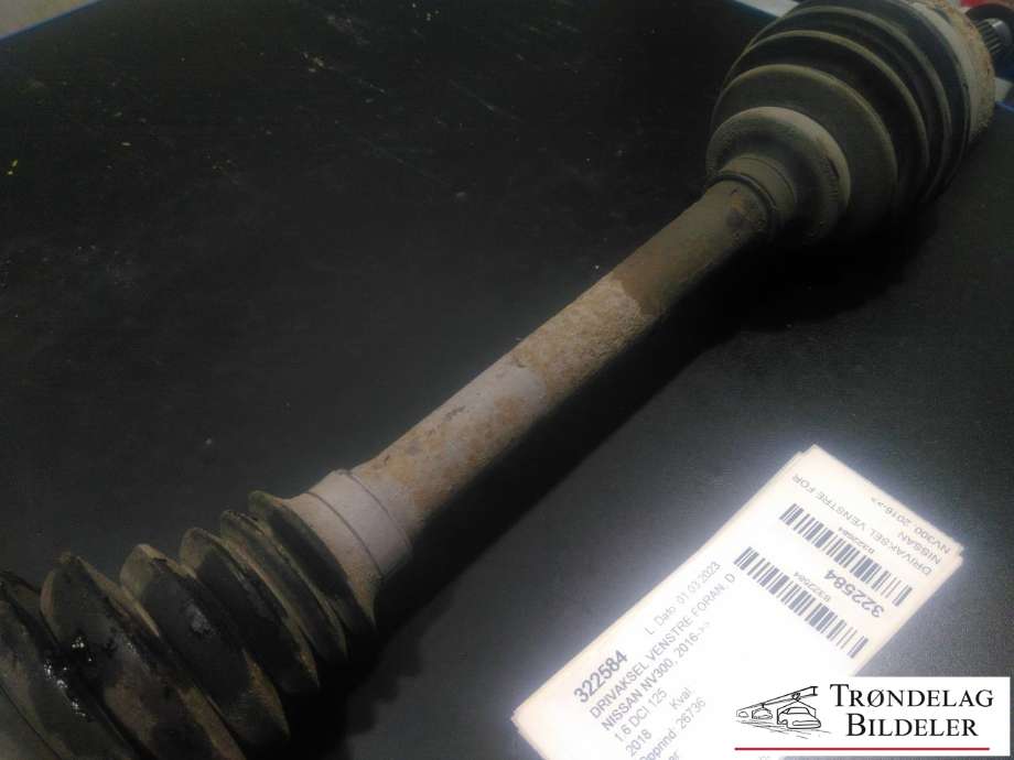Drivaksel venstre foran til Nissan NV300 2016-->> (3910100Q6K|3910100Q7C|6000618517|44 22 671|93453896|3910 138 27R|3910 186 96R)