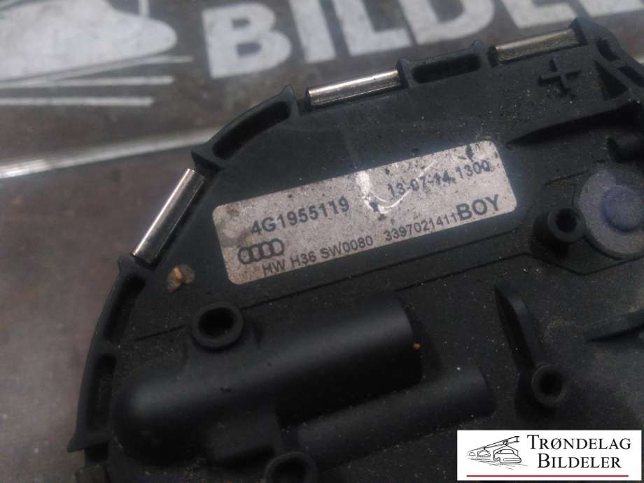 Viskermotor frontrute komplett m/overføring til Audi A6, Allroad 2012-2014 (Type III, Fase 1) (C7) (C7) (4G1955119|3397021411BOY|)