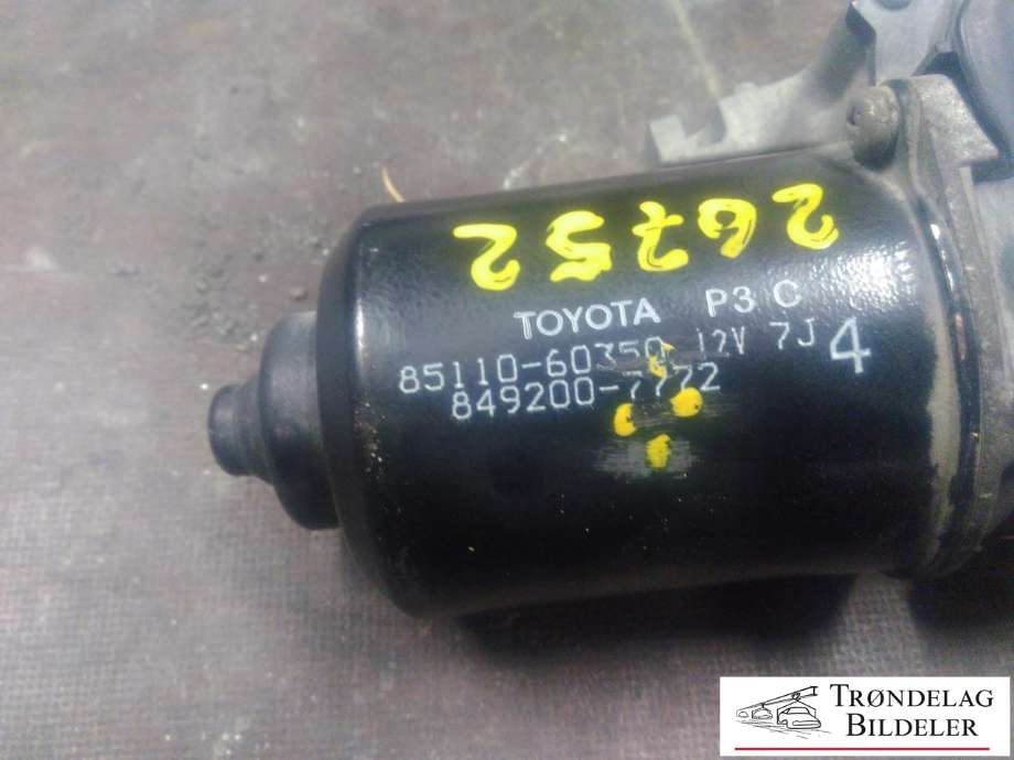 Viskermotor frontrute til Toyota Land Cruiser 120 2002-2009  (TOYOTA|85110-60350|849200-7772|)