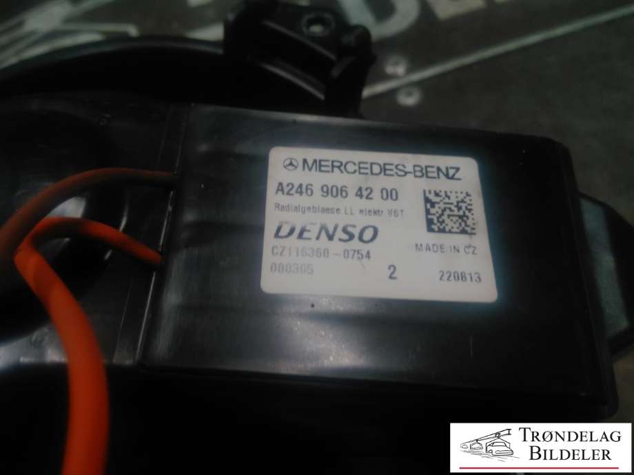 Varmeapparat betjening til Mercedes A-Klasse 2012-2018 (W176) (W176) (MERCEDES-BENZ|A 246 906 42 00|A 246 906 41 00|)