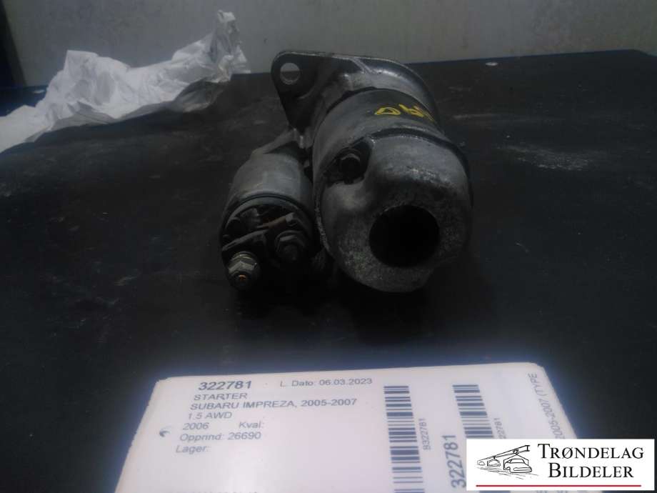 Starter til Subaru Impreza 2005-2007 (Type II, Fase 2)  (MITSUBISHI|23300-AA470|M000T30571|)