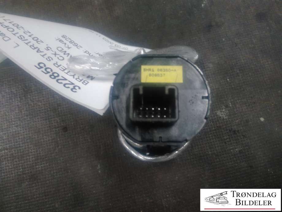 Bryter start/stopp til Mazda CX-5 2012-2017 (Type I)  (BHR1 663S0-A|609B37|)