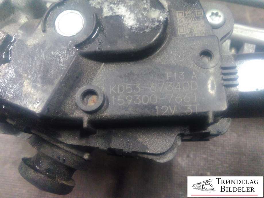 Viskermotor frontrute komplett m/overføring til Mazda CX-5 2012-2017 (Type I)  (KD53-67340D|159300-7661|)