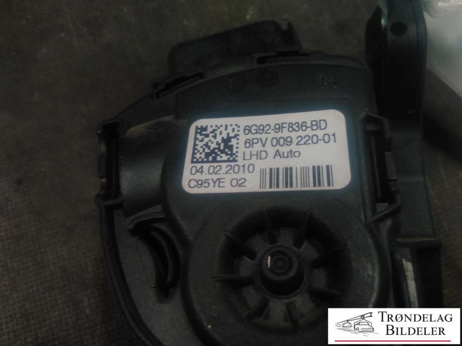 Pedal gass til Volvo XC70 2008-2013 (Type II, Fase 1)  (6G92-9F836-BD|6PV 009 220-01|)