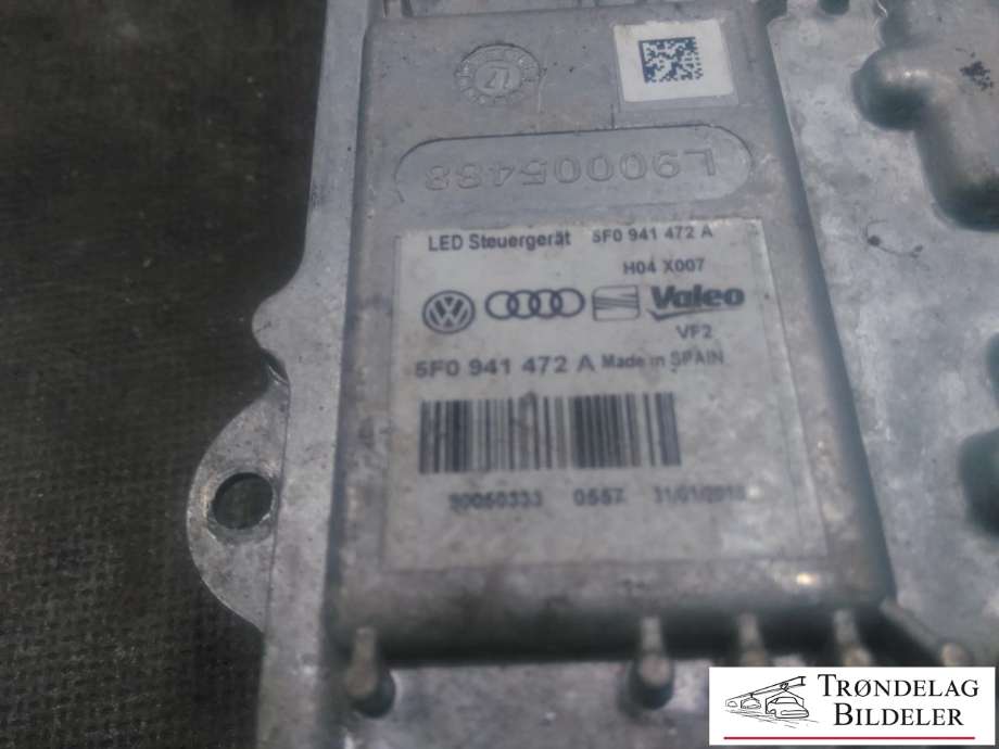 Styreenhet xenon/ballast til VW Golf VII 2012-2017 (Fase 1)  (VALEO|5F0 941 472 A|)