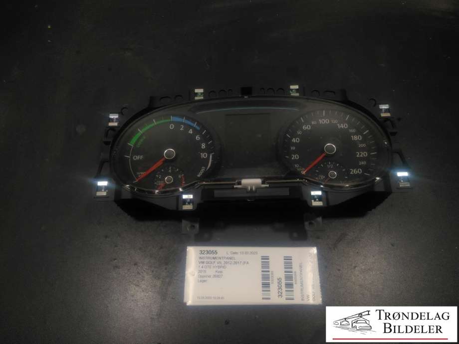 Instrumentpanel til VW Golf VII 2012-2017 (Fase 1) (5G1920754|A2C91212300|)