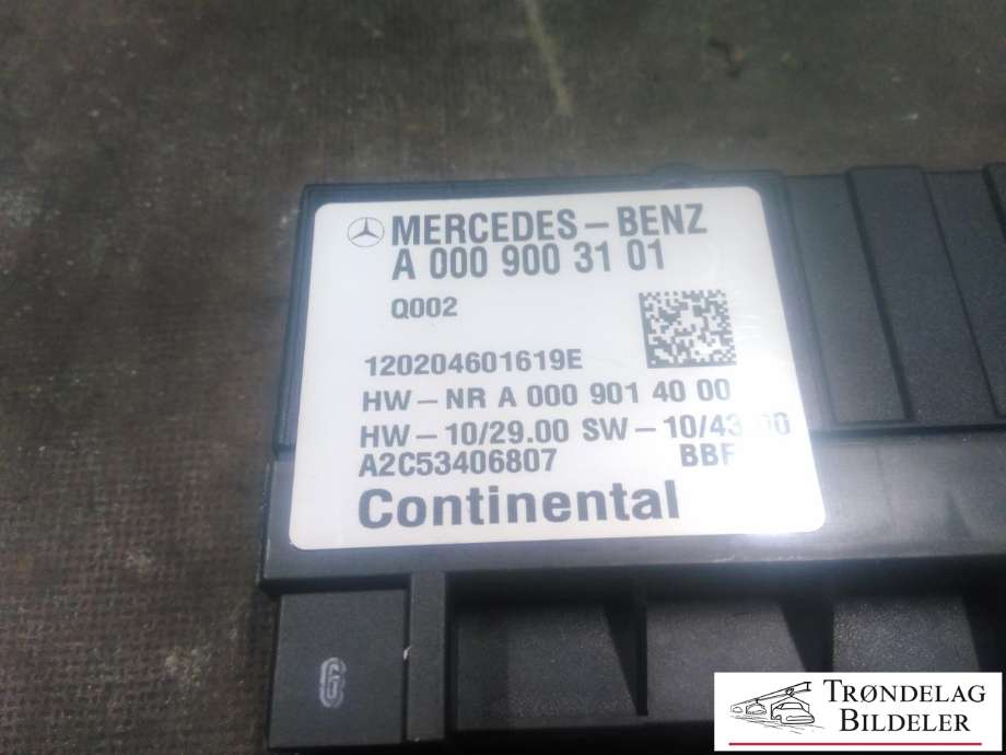 Styreenhet drivstoffpumpe til Mercedes GL 2012-2016 (Fase 1) (X166) (X166) (MERCEDES-BENZ|A 000 900 31 01|120204601619E|A2C53506807)