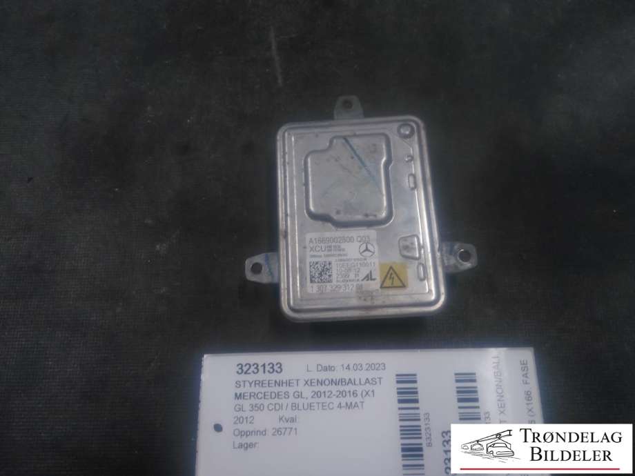 Styreenhet xenon/ballast til Mercedes GL, 2012-2016 (Fase 1) (X166) (X166) (AL|A1669002800)