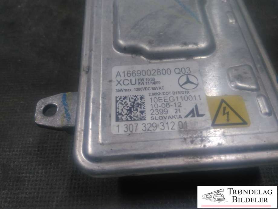Styreenhet xenon/ballast til Mercedes GL 2012-2016 (Fase 1) (X166) (X166) (AL|A1669002800|1 307 329 312 01|)