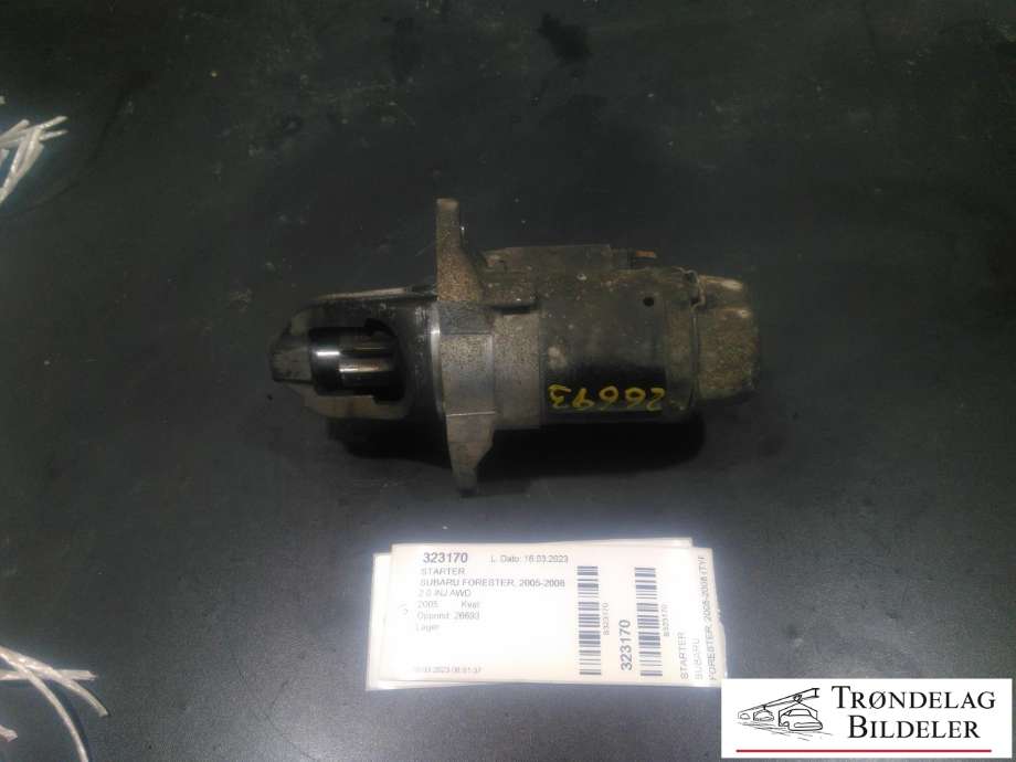 Starter til Subaru Forester, 2002-2005 (Type II, Fase 1)  (M000T30471)