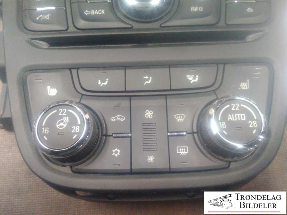 Varmeapparat betjening til Opel Mokka 2012-2016 (Type I, Fase 1)  (A2C87218100|95352486|20765760)