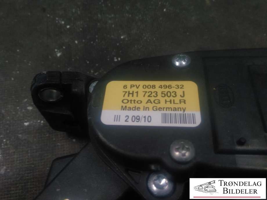 Pedal gass til VW Transporter / Caravelle 2009-2015 (Fase 2) (T5) (T5) (7H1 723 503 J|6PV 008 496-32|)