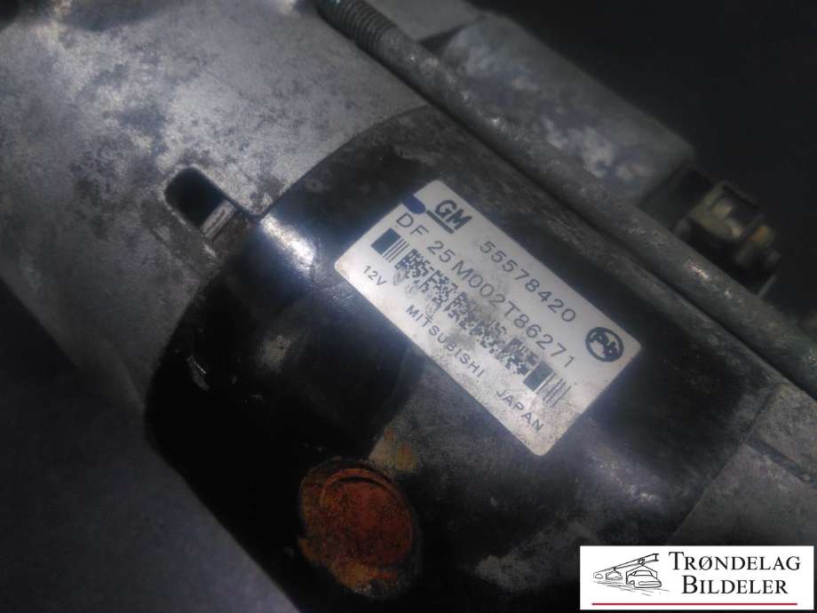 Starter diesel til Opel Mokka 2012-2016 (Type I, Fase 1) (GM|55578420|M002T86271|)