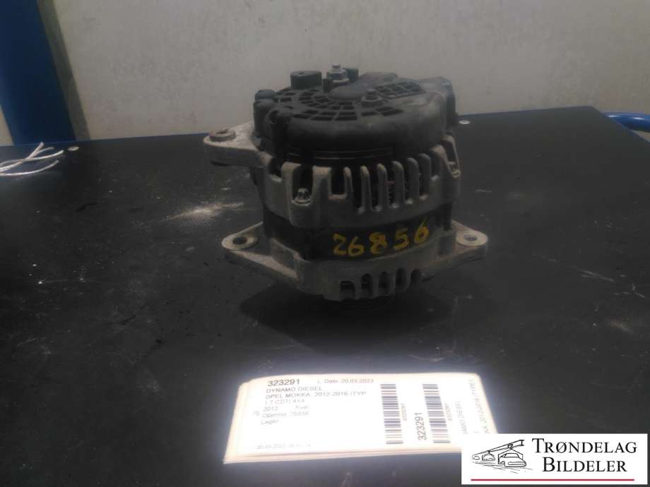 Dynamo diesel til Opel Mokka, 2012-2016 (Type I, Fase 1)  