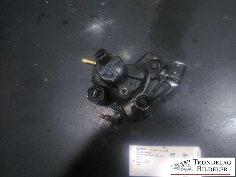 Dieselvarmer til Nissan Qashqai 2007-2010 (Type I, Fase 1)  
