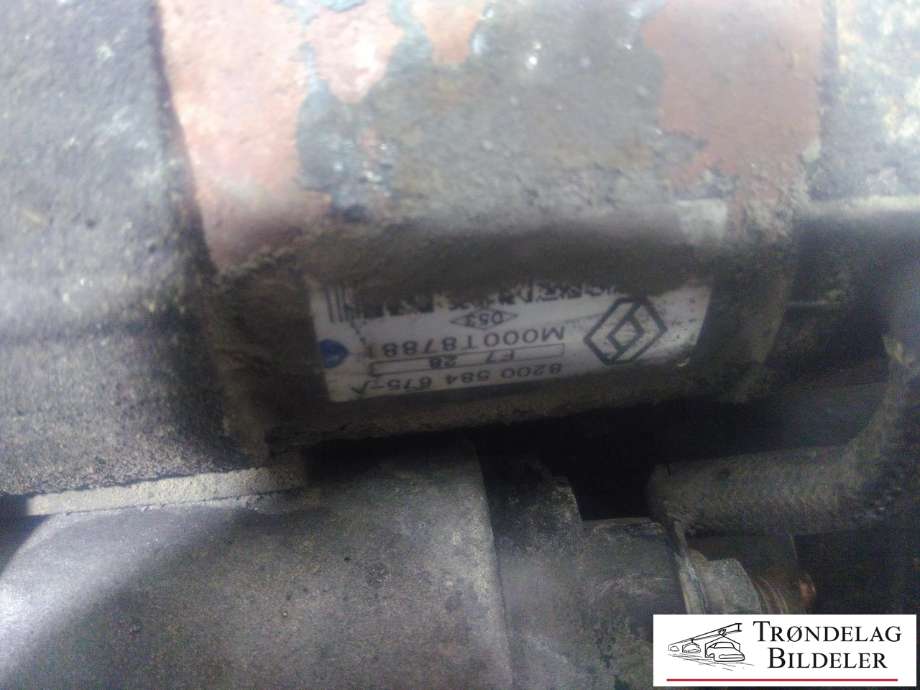 Starter diesel til Nissan Qashqai 2007-2010 (Type I, Fase 1)  (8200 584 675-A|M000T8788|)