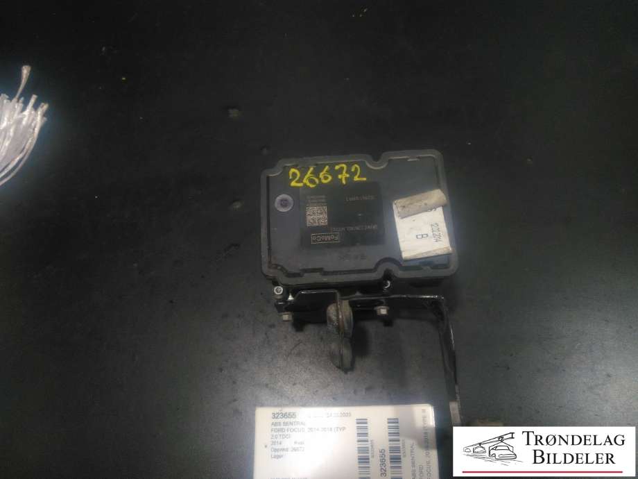 ABS sentral til Ford Focus, 2014-2018 (Type III, Fase 2)  (FOMOCO|10.0961-199.3)