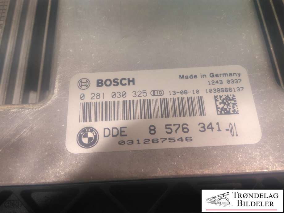 Styreenhet motor til BMW 3-Serie 2012-2018 (F30/F31/F34) (F30/F31/F34) (BOSCH|0 281 030 325|8 576 341-01|031267546)