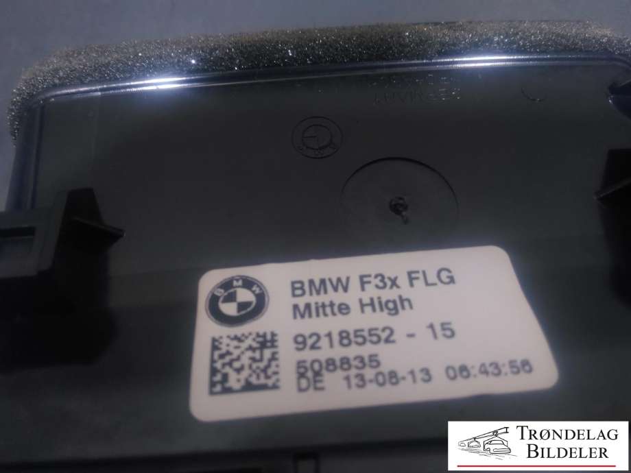 Dashbord friskluftdyse til BMW 3-Serie 2012-2018 (F30/F31/F34) (F30/F31/F34) (9218552-15|508835|)