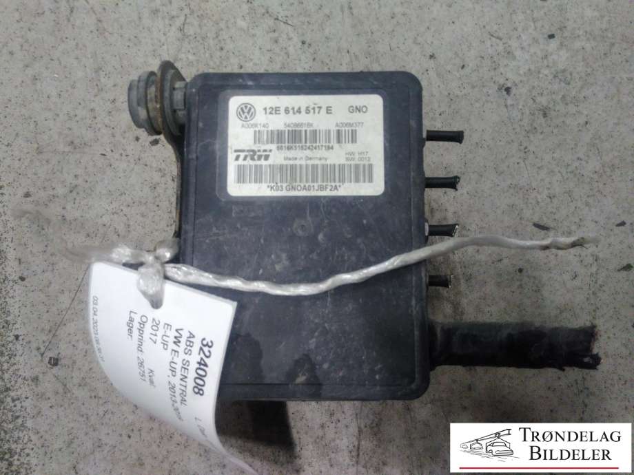 ABS sentral til VW E-Up, 2013-2019  (12E 614 517 E)