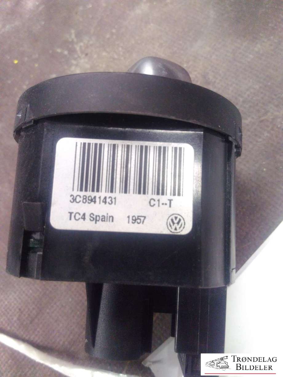 Bryter lys til VW E-Up 2013-2019  (3C8 941 431|)