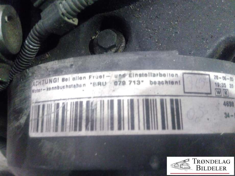 Motor diesel til VW Touran 2003-2006 (Type I, Fase 1) (BRU|)