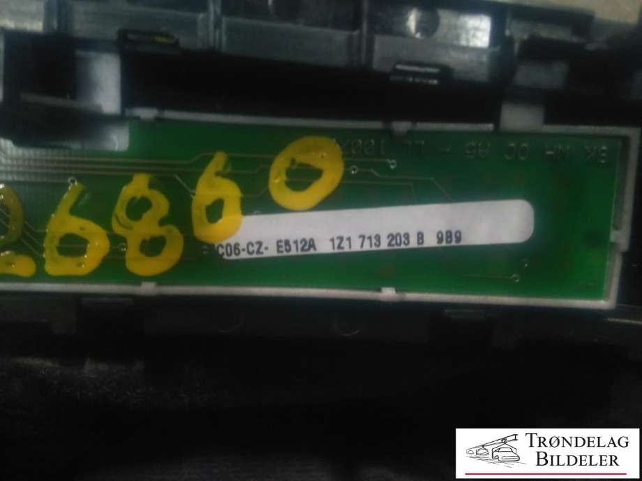 Girstang/girvelger automat til Škoda Yeti 2014-2017 (Fase 2)  (1Z1 713 203 B|)