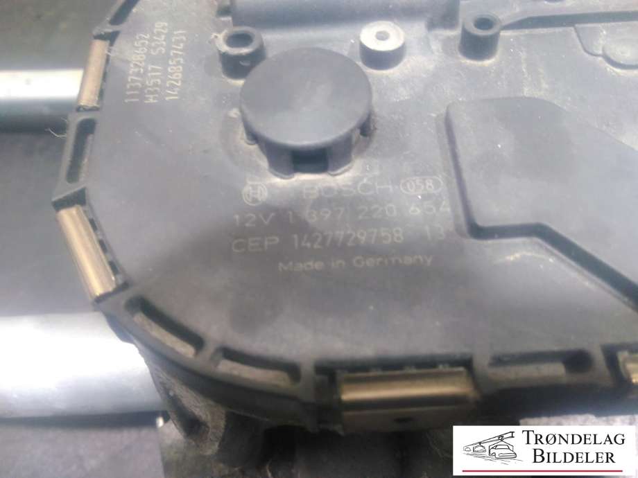 Viskermotor frontrute komplett m/overføring til Škoda Yeti 2014-2017 (Fase 2)  (BOSCH|5L1955119B|1 397 220 654|)